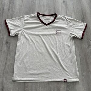 FIFA World Cup Qatar 2022 Short Sleeve T-Shirt Size Large Soccer Heather Gray